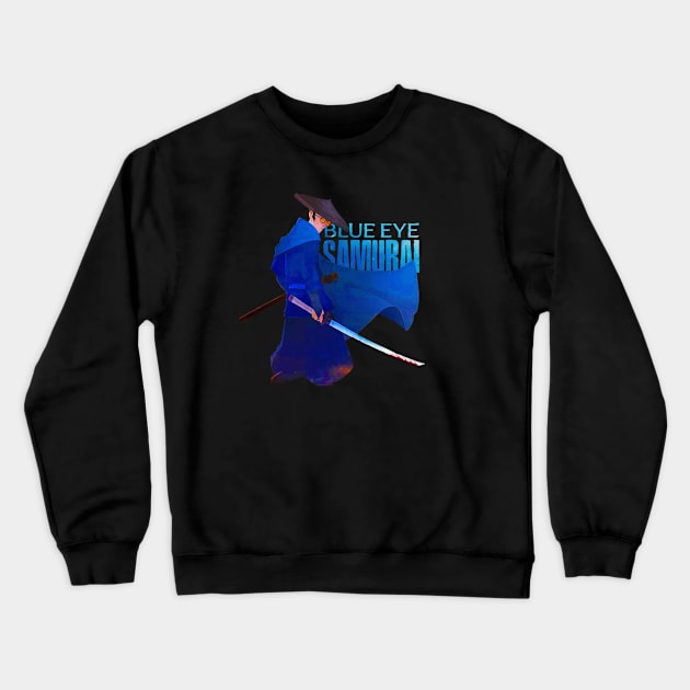 Mizu - Blue Eye Samurai Crewneck Sweatshirt by ArcaNexus